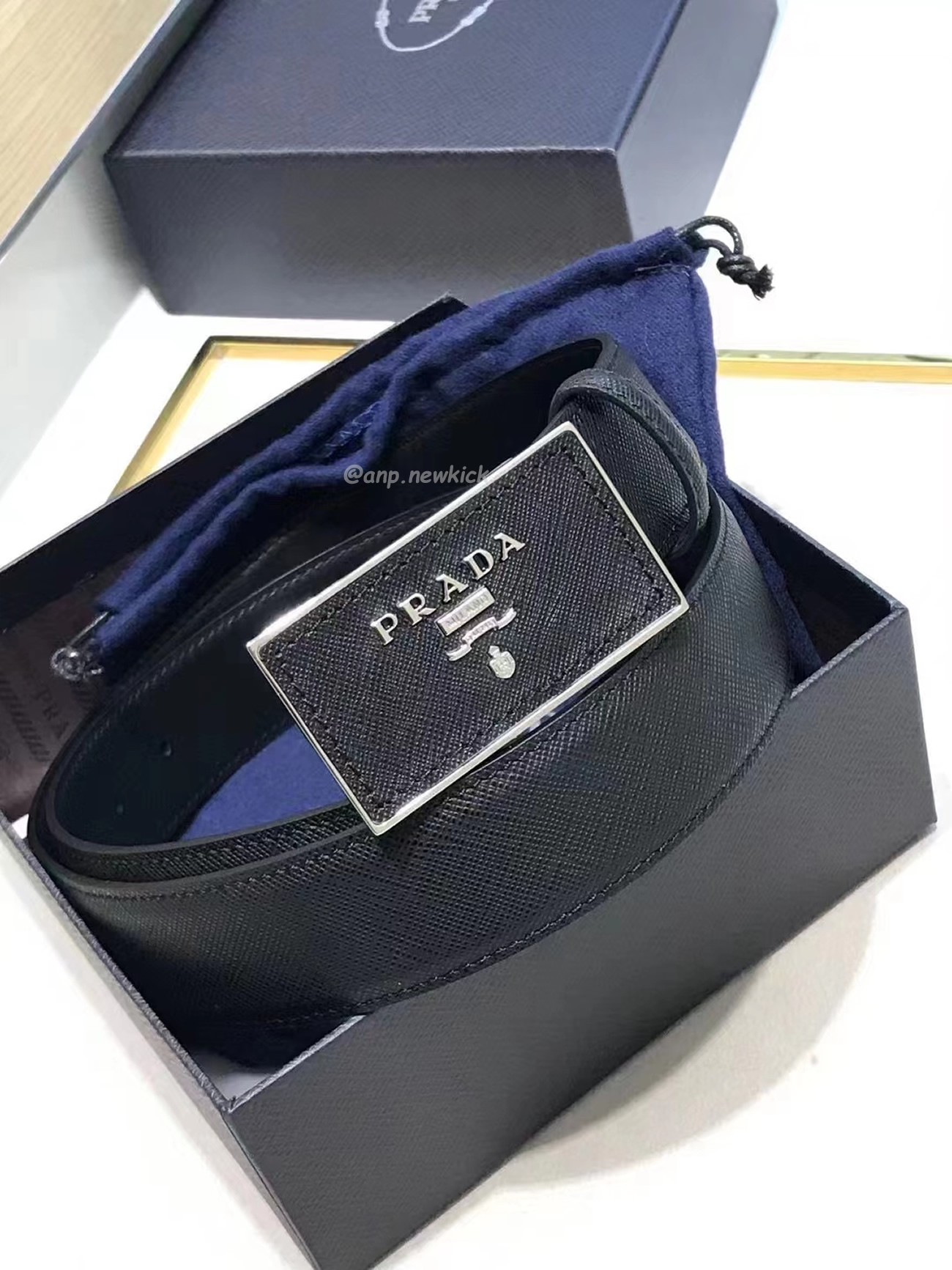 Prada Square Buckle Belt (5) - www.newkick.vip